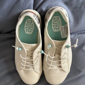 Hey Dude Off-White Casual Sneakers